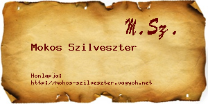 Mokos Szilveszter névjegykártya